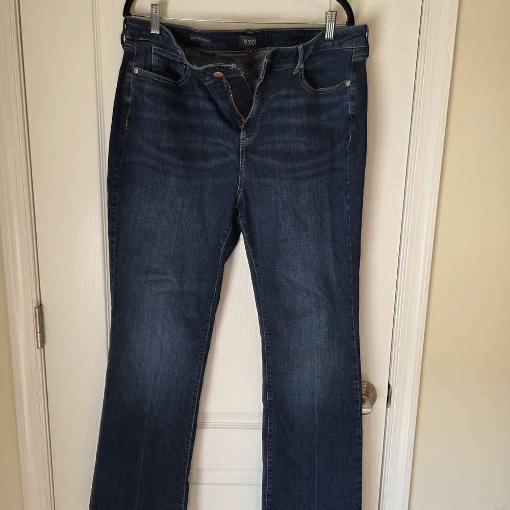 0NYDJ Barbara Bootcut Women's Dark Blue Jeans